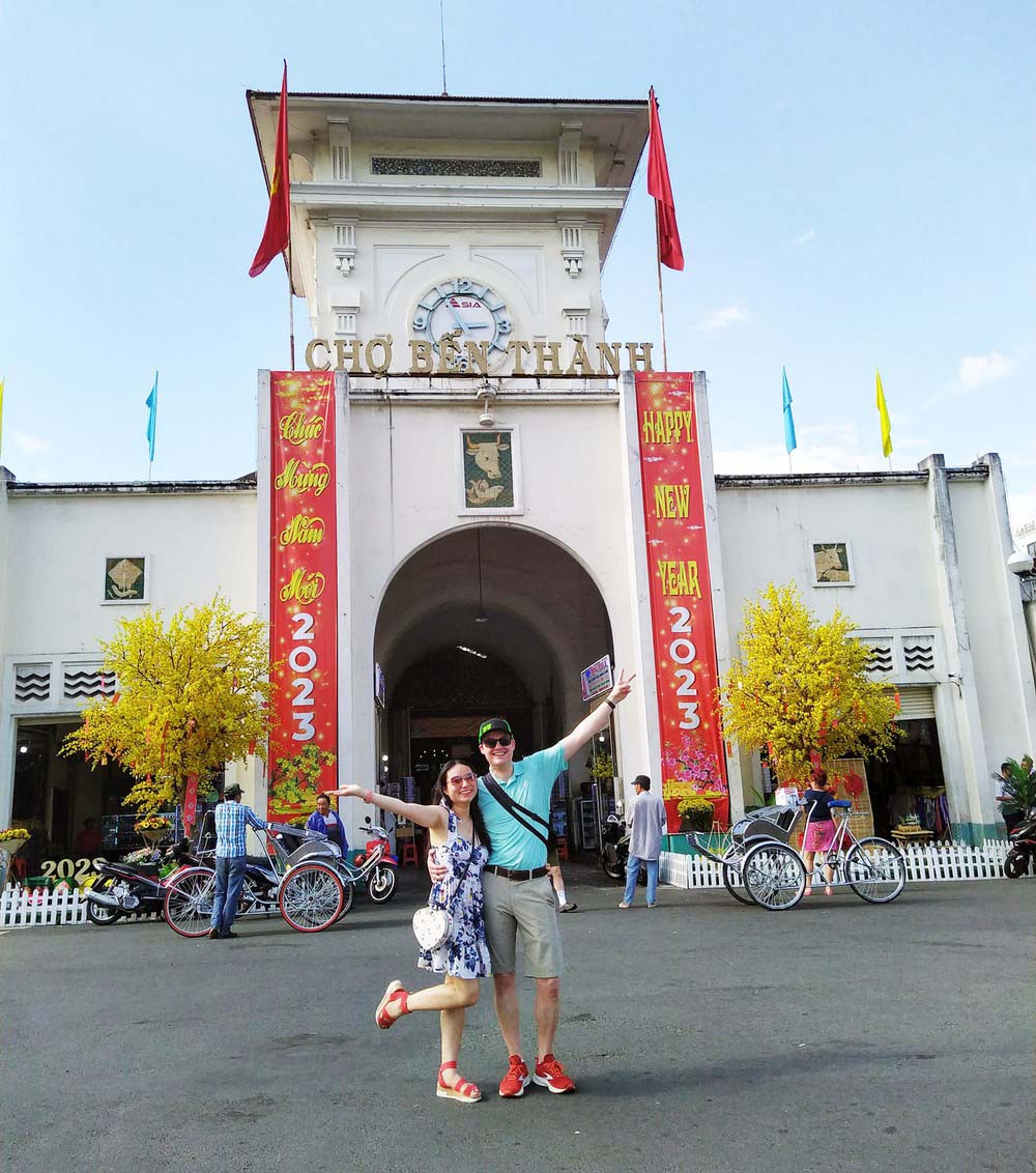 Ben Thanh market in Ho Chi Minh City